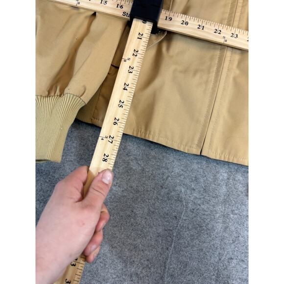 VINTAGE 70s Zero King Swing Jacket Men Size 40 Tan Full Zip USA Workwear Outdoor - Picture 3 of 7